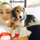 Miley Cyrus Spends July 4th with Her New Puppy Barbie and Liam Hemsworth