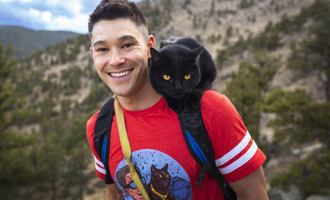 @backpackingkitty, Bombay Cat Hikes, Kayaks, Sails, Skis, and More With His Human