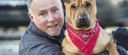 Viral dog abandoned at train station, now trains for SPCA marathons