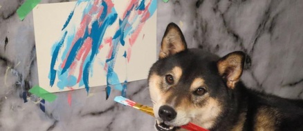 Can haz art? Check Out this Dog Who Can Paint!