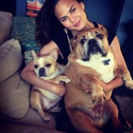 Chrissy Teigen dogs Pooey and Puddy