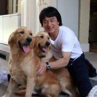 Jackie Chan's pet Jones and JJ