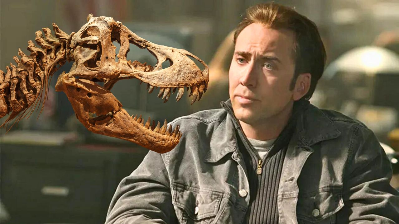 Nicolas Cage bought a T-Rex skull