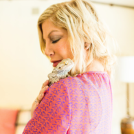 Tori Spelling's pet Goat, Guinea Pigs, Hamsters, Snakes, Bearded Dragons and More