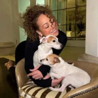 Mariah Carey's pet Jill E Beans and Squeak E Beans