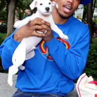 Nick Cannon's pet The Good Reverend Pow Jackson and Mutley P Gore Jackson The Third