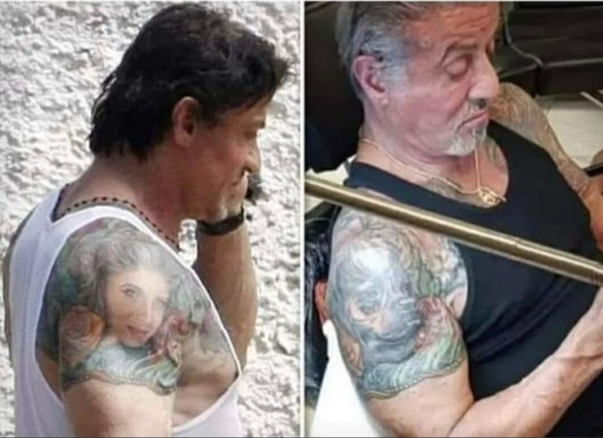Sylvester Stallone replaces tattoo of wife Jennifer Flavin with his dog Butkus