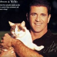 Mel Gibson's pet Yo-Yo