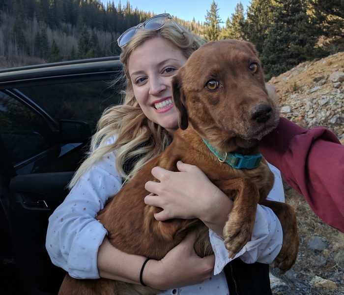 Cheyenne hiking dog rescue mine shaft 