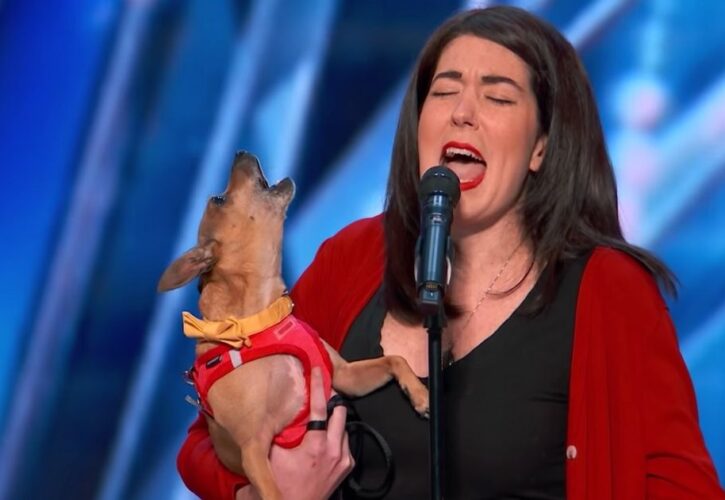 America’s Got Talent Pam and Casper the Singing Chihuahua