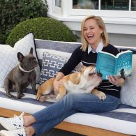 Reese Witherspoon's pet Lou and Pepper