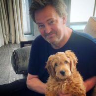 Matthew Perry's pet Alfred