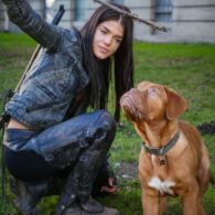 Marie Avgeropoulos' pet Dog (Marie Avgeropoulos)