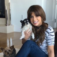 Paula Abdul's pet Tinkerbell and Charity
