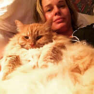 Rebecca Romijn's pet Captain the Cat