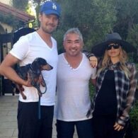 Josh Duhamel's pet Zoe and Meatloaf