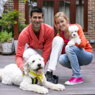 Novak Djokovic's pet Tesla and Pierre