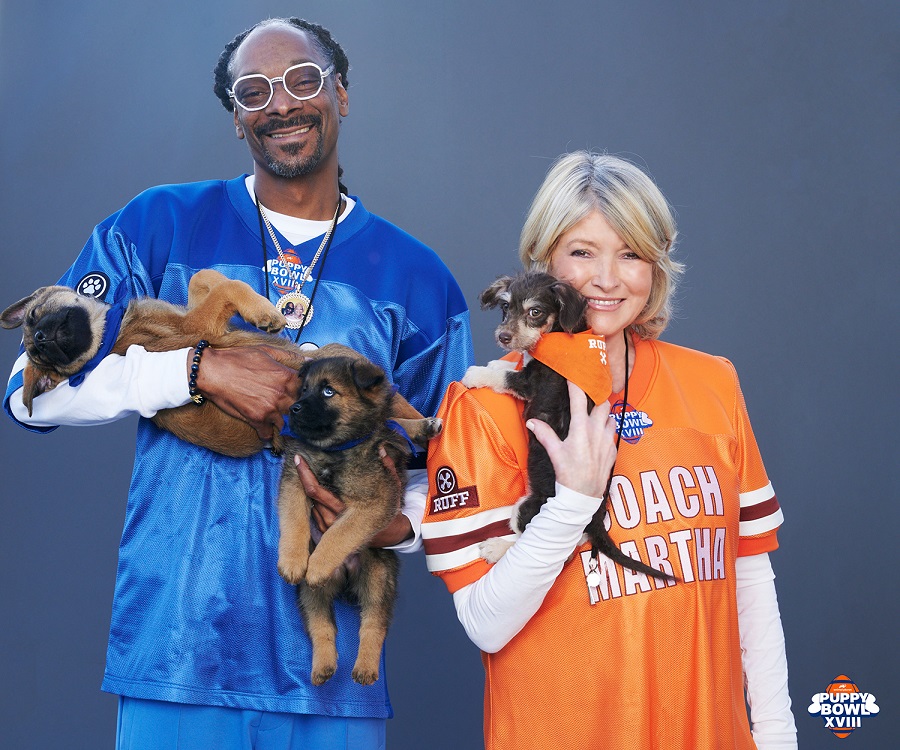 Puppy Bowl 2022 Snoop Dogg Martha Stewart