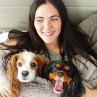 Isabelle Fuhrman's pet Lilly & Jennings