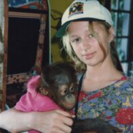 Paris Hilton's pet Chimpanzee