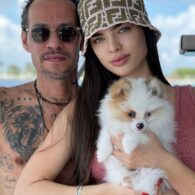 Marc Anthony's pet Baby Blue