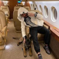 Karim Benzema's pet Dog