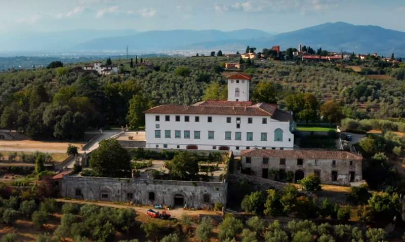 The villa in Tuscany owned by Gunther VI, the world's richest dog