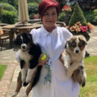 Sharon Osbourne's pet Dolly and Daizy