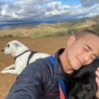 Mark Dacascos' pet Fred and Ruby