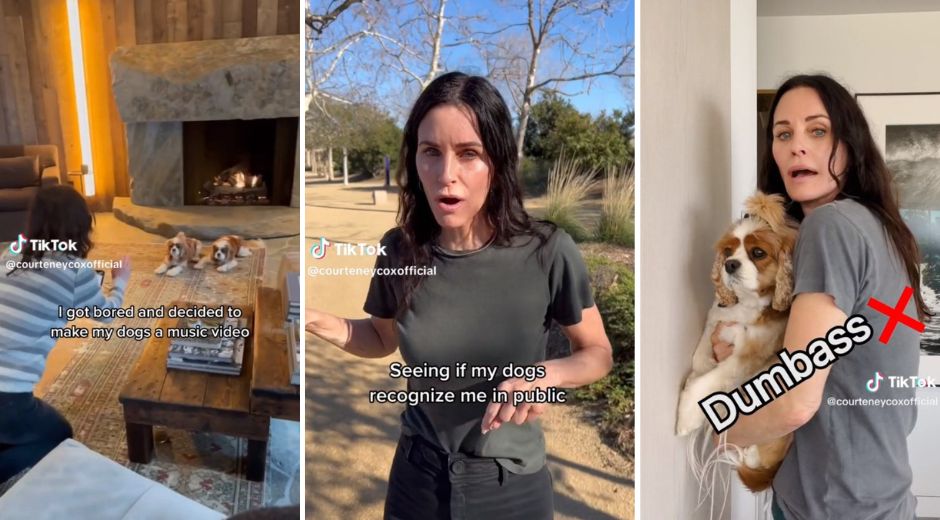 Courteney Cox obsessed dog mom