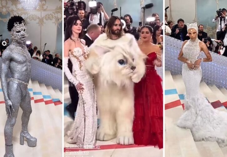 Doja Cat, Jared Leto, and Lil Nas X Dress Up as Karl Lagerfeld’s Cat Choupette for Met Gala 2023