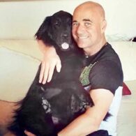 Andre Agassi's pet Buster