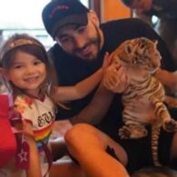 Karim Benzema's pet Tiger Cub