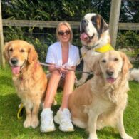 Faye Winter's pet Guide Dogs UK Volunteer
