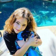 Lexy Kolker's pet Jasmine and Mia