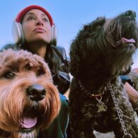 Meaghan Rath's pet Buggy and Friend