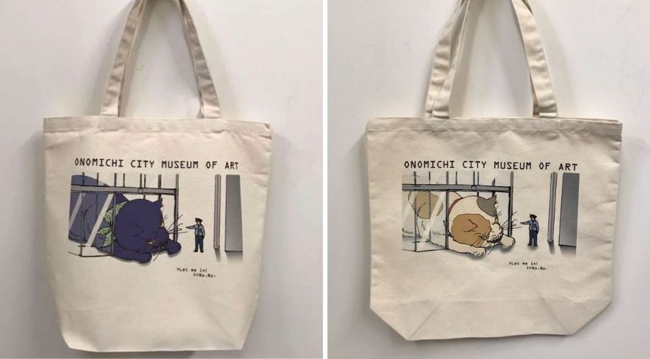 Onomichi City Museum of Art cat tote bags