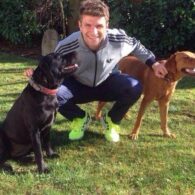 Thomas Müller's pet Micky and Murmel