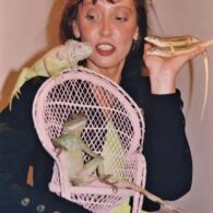Shelley Duvall's pet Lizards and Iguanas