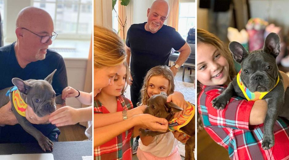 Billy Joel Adopts a Rescued French Bulldog Named Bucky
