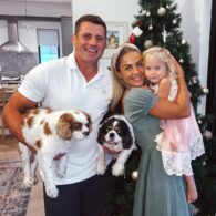 CJ Stander's pet Abbey and George