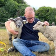 Dave Rowntree's pet Crochet and Strawberry