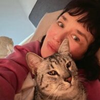 Isabelle Adjani's pet Cat