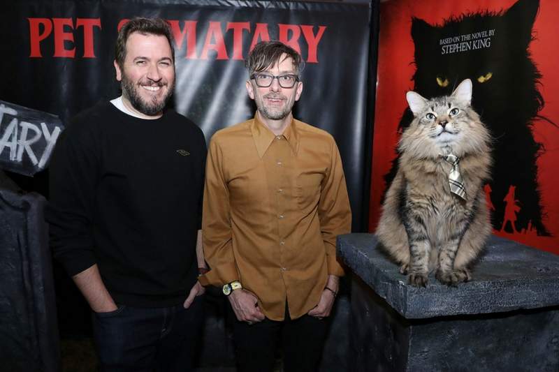 Tonic the cat at the premier of Pet Semetary 2019