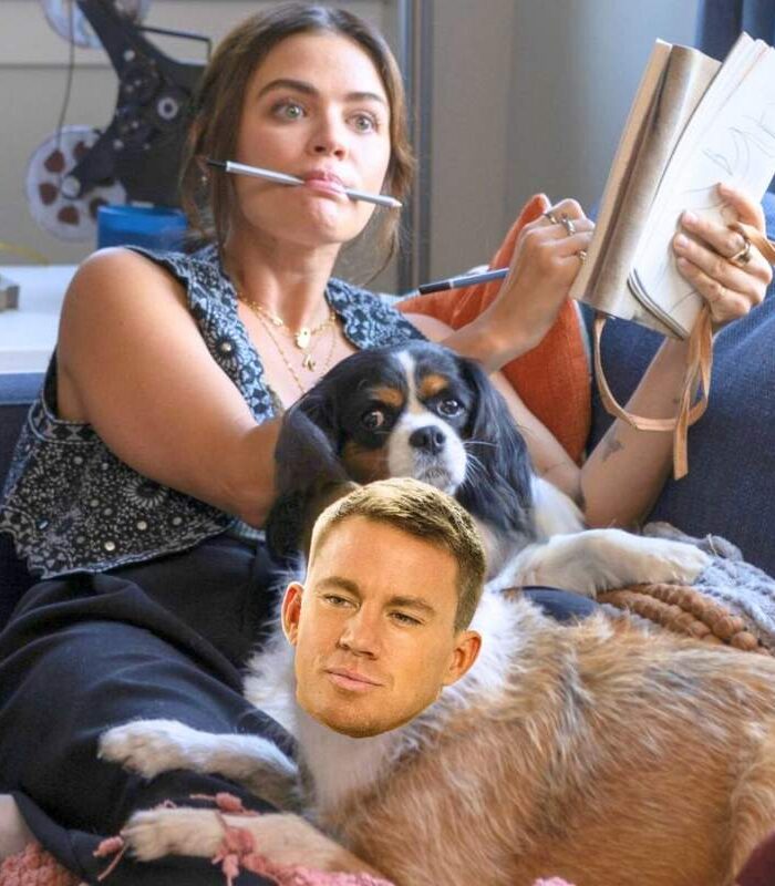 Channing Tatum as Lucy Hale's dog
