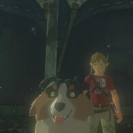 Eiji Aonuma's pet Petting Dogs in Zelda