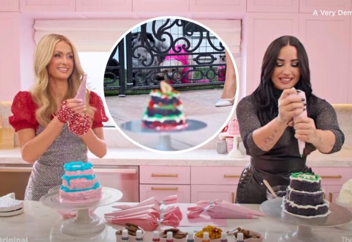Paris Hilton and Demi Lovato Make Dog-Friendly Holiday Cakes for their Pampered Pooches