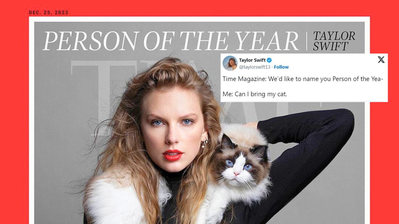 Taylor Swift Named Time Magazine’s ‘(Cat) Person of the Year