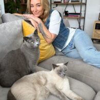 Martyna Wojciechowska's pet Cats