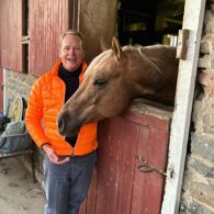 Carson Kressley's pet Saddlebreds